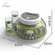 [freneci] Smart Egg Incubator with Auto Turning and Water Refill Breeding Box for Multiple Avian Ovu