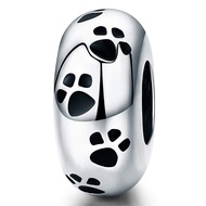 925 SIGNATURE Solid 925 Sterling Silver Footprint Charm