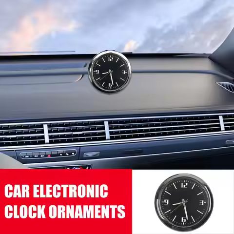 Luminous Car Clock Car Ornament Car Electronic Watch Clock Quartz Clock Clock Timetable Car Watch El