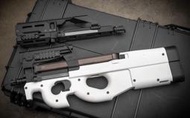 【KUI酷愛】KRYTAC 戰術機匣版 原廠授權FN P90 電動槍 『雪地白』AEG衝鋒槍，五種型態~46945