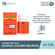 Chang Yen Siao (Kapsul Cacing Delipus) Obat Herbal Demam Tipes