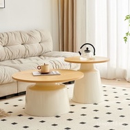 Yiti Coffee Table Stay Nordic Ni Coffee Table Cream Iron Modern Household Horse Living Room B & B Ro
