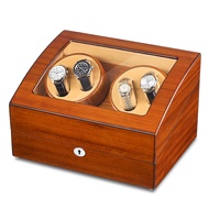 Sepano 4+6 Model 4 Automatic Watch Winder with 6 Storage Case Mandshurica Wood Inner Brown Velvet