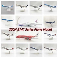 20Cm B747 Diecast Aircraft Model Plane Series Aviation Airplanes Model 747 Airways Metal Airplane