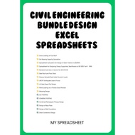 Civil engineering Bundle design excel Spreadsheets