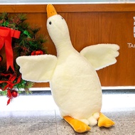 MUJI/MUJI/MUJI Big White Goose Pillow Plush Toy Lying Goose Comforting Rag Doll Children Doll Raw