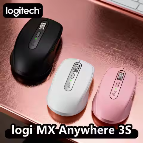Logitech MX Anywhere 3S Mouse, Wireless, 8000 DPI, MagSpeed, Logitech Flow, PC (Multi style Logitech