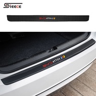 Sieece For BYD Atto3 Car Trunk Sticker Carbon Fiber Car Rear Bumper Protector Anti Scratch Car Sticker Car Accessories