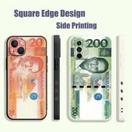 Casing For Vivo Y17 Y12 Y15 Y91 Y93 Y91i Y95 Y91C money 20 200 peso bill IAS05 Phone Case Square Edg