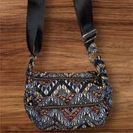 Isaac Aztec Nylon Multiple Compartment Crossbody Bag