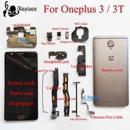 For Oneplus 3 3T 1+ 3 3T A3000 A3003 A3010 Loud speaker Usb Flex On/Off Power volume Vibration Finge