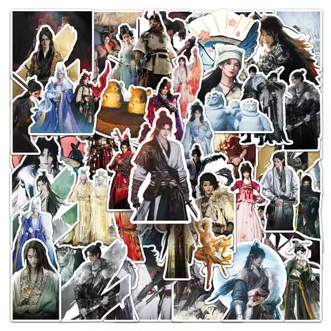50PCS Where Winds Meet Sticker Vinyl Waterproof for Laptop Phone Case Notebook Water Bottle DIY Stic