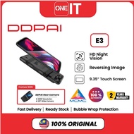 DDPAI Mola E3 Rearview Mirror Dashcam With Touch Screen Dual Recording 2 Year Warranty