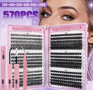 Manga False Eyelashes, Natural Manga Style Lightweight Reusable Eyelash Set (With Adhesive)