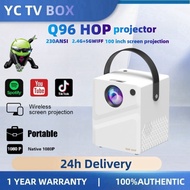 Q96 OHP projector 8800 lumens 2.4+5GWIFI Bluetooth 4.2 intelligent 4K UHD built-in YouTube Netflix o