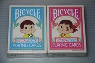 BICYCLE x 不二家 Peko &amp; Poko 撲克牌 牛奶妹 &amp; 牛奶仔 交換禮物 生日禮物