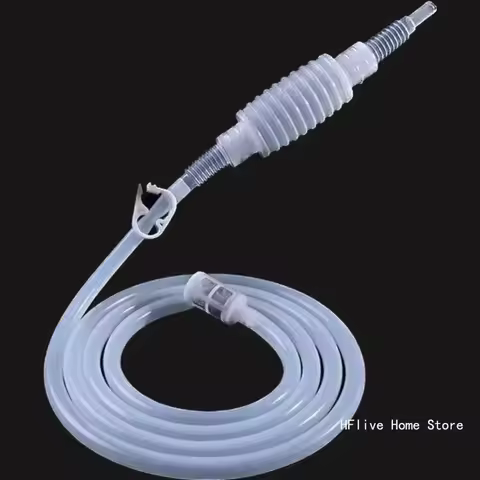 New Brewing Siphon Hose Wine Beer Making Tool 1.9M Plastic For Homebrew Food Grade