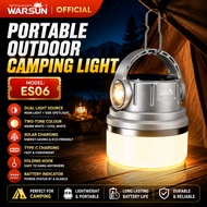 Warsun ES06 outdoor camping light solar charging lighting tent light led outdoor lighting