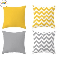 RD <COD>Gray yellow Pillow case40x40,45x45,50x50,60x60,70x70.bedsheets pillow cover,throw pillow cov