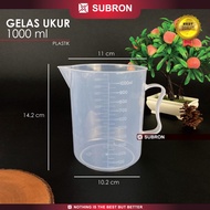 1000 Measuring Cup 1 Liter Plastic Measuring LineML - SUBRON