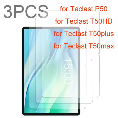 3PCS Glass screen protector for Teclast P50/T50HD/T50 max/T50 plus/T50plus 11'' 2024 tablet protecti