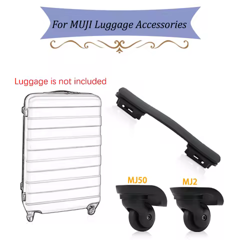 Suitable for MUJI Suitcase MJ2/MJ50 Universal Wheel Handle Luggage Accessories Spare Parts for Troll
