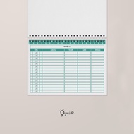 Cashflow Notes Financial Planner Financial Notes A4 A5 B5