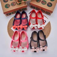 【sell well】Melissa same style Lace up bow fish mouth sandals, fragrant jelly shoes, beach girls' shoes