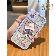 SS069 SS070 CASE SLIDE CAT MOTIF FOR SAMSUNG A02 A02S A03 CORE A03S A10 A10S A12 A13 A20 A20S A21S A