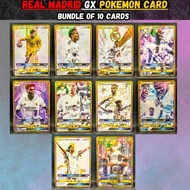 Real Madrid x Pokemon GX Cards (Bundle of 10 Cards)