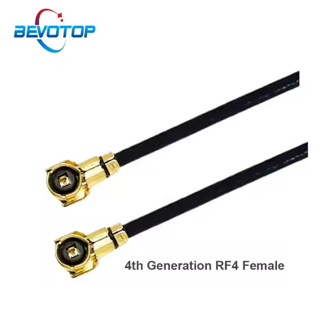 BEVOTOP 10pcs/lot RF4 IPX4 Female to RF4 MHF4 Female Jack RF1.13 Cable GSM GPRS 3G WIFI Modem Antenn