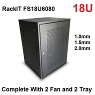 Hotdeal RackIT Standard 19" 600X800 18U Floor Stand Server Rack - 18U Server Rack - 18U Rak Server