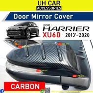 TOYOTA HARRIER XU60 2013-2020 CARBON BLACK CHROME PATTERN CAR SIDE MIRROR COVER