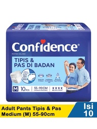 Popok Dewasa Tipis dan Pas Celana Confidence Adult Pants ukuran M/L