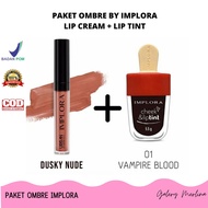 Implora set ombre 2pcs lipcream 01 +liptin 01