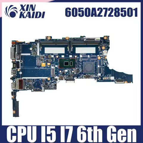 For HP Elitebook 840 G3 Mainboard 6050A2728501 i7-6500U 216-0868010 2G 832428-001 Laptop Motherboard