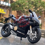 DIECAST HUAYI DUCATI PANIGALE V4S 1/12 ALLOY MODEL BALAP COCOK UNTUK KOLEKSI ATAU HADIAH ANAK-ANAK M