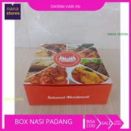 Dus Nasi Padang Ukuran 18x18x7 cm Qty 10 Pcs