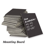 [Large Size 5pcs] Mounting Board | Modeling Board | Black Board White Board | Student Board | Hitam 