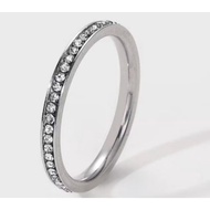 14K GOLD/SILVER RING ADJUSTABLE WITH BOX