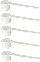 5PCS 5 Gram Scoop Teaspoon Laundry Protein Scoop Spoon Disposable Measuring Spoon for Milk Powder Co