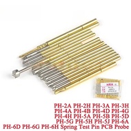 5-20Pcs Testing Contact Probes PH-2A/2H/3A/3H/4A/4B/4D/4G/4H/5A/5B/5D/5H/5J/6A/6D/6G/6H Retractable 