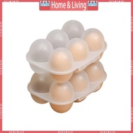 Dustproof 6 Grid Eggs Boxes with Lid Keep Your Eggs Freshes Clean Eggs Storage