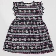 JM38 Abstract Batik Fullprint Cute Edition Girls' Dress 4 Years - 8 Years