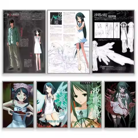 S-Saya no Uta The Song of Saya Poster Perfect Sticker Self Adhesive Art Designed for Home Dining Off