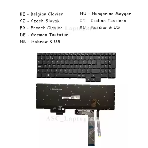 New BE CZ FR DE HB HU IT RU Keyboard for Lenovo Legion 5-15ITH6 5-17ARH05H 5-15ACH6H 5-15ITH6H 5-15A