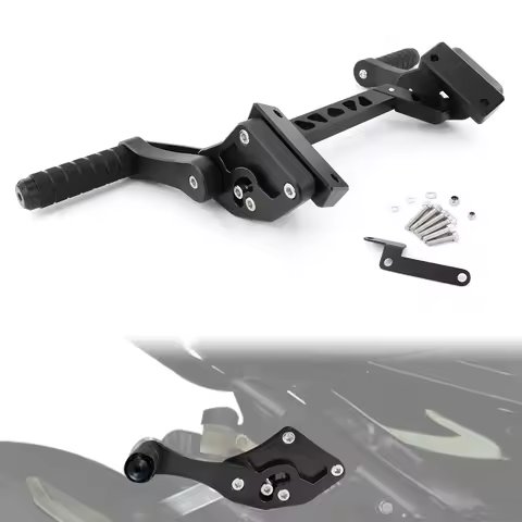 For Kawasaki Ninja 400 Ninja 500 Z400 Z500 Motorcycle Adjustable Rear Footrests Subcage Passenger Pe