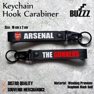 GANTUNGAN ARSENAL KEYCHAIN - ARSENAL KEYCHAIN - ARSENAL CARABINER FC - ARSENAL BALL KLUB KEYCHAIN
