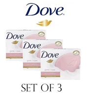 ( Set of 3 ) Dove Soap (Pink/Rosa) 135g