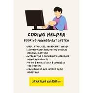 CODING HELPER (BOOKING MANAGEMENT SYSTEM)